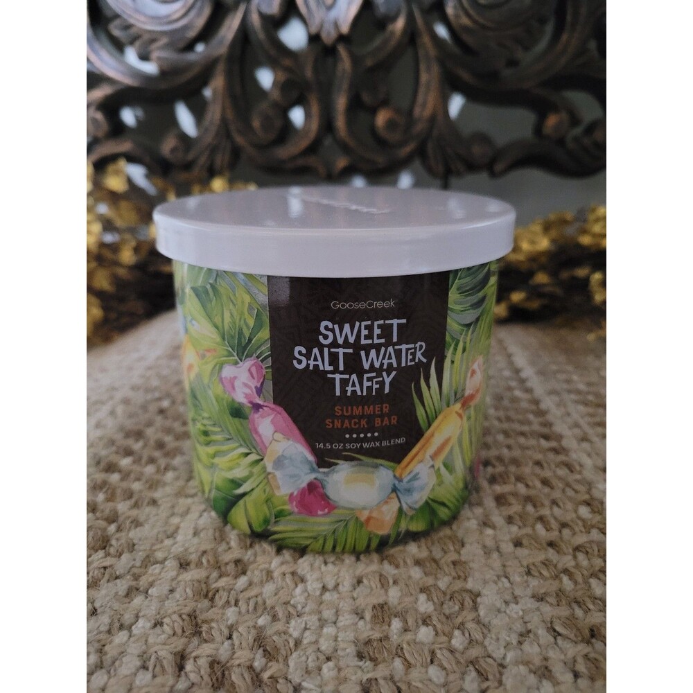 Goose Creek Sweet Salt Water Taffy 3-wick Candle